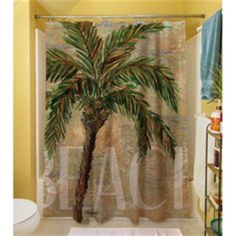 5 piece mason jar set will include: 30 Palm Tree Shower Curtain and Bath Accessories ideas ...