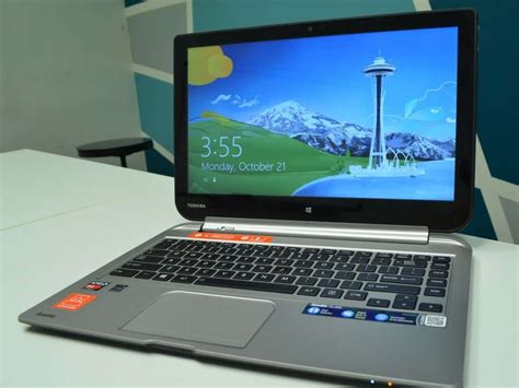 Review Toshiba Has A New Windows 8 Laptop Tablet Hybrid And Its Just