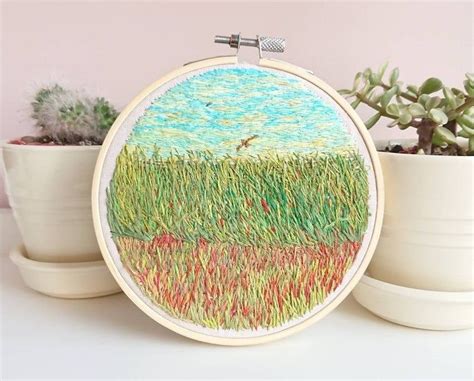 Beautifully Colorful Embroidery Designs Based On Impressionist