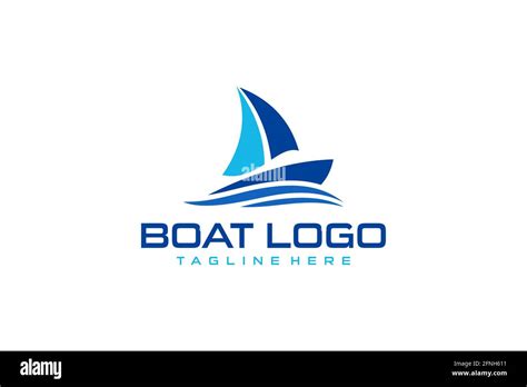 Plantilla De Diseño De Logotipos De Barcos Marca De Gráficos