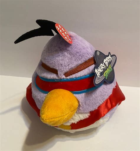 Angry Birds Space Lazer Stuffed Plush Purple Bird 8 With Etsy
