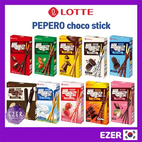 LOTTE Pepero Chocolate Stick 10 Flavor Original Choco Almond
