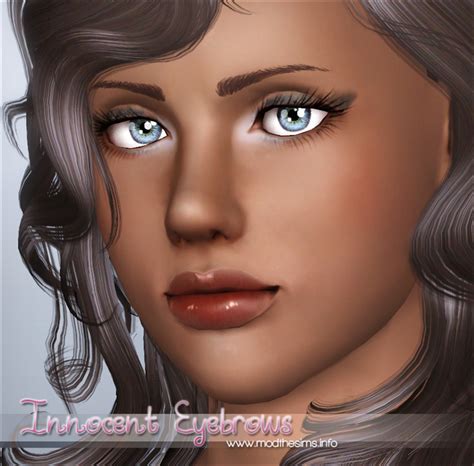 my sims 3 blog innocent thin shaped eyebrows for females by elexis