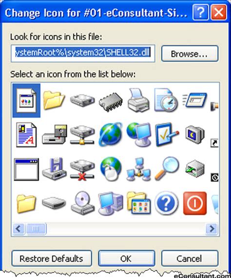 How To Change Folder Icon In Windows Xp Ask The Econsultant