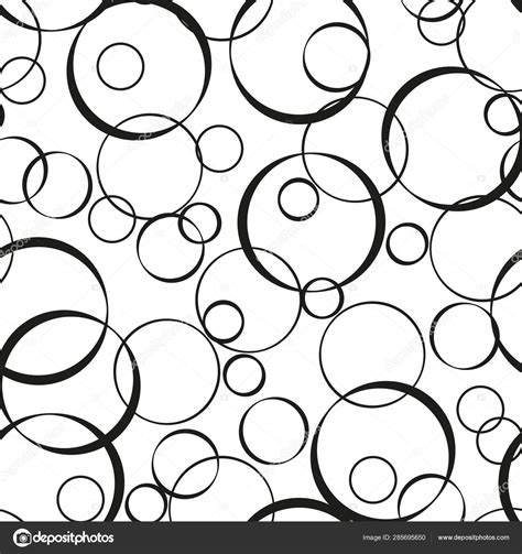 Circle Seamless Pattern Seamless Circle Vector Illustration Background