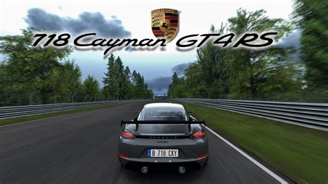 2022 Porsche 718 Cayman GT4 RS Nurburgring Nordschleife Lap Assetto