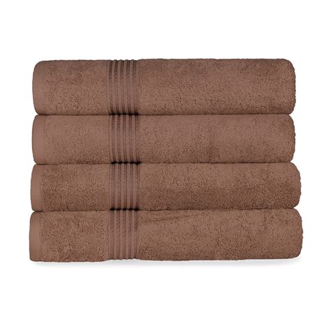 Derry Classic Ultra Soft Absorbent 4 Piece Egyptian Cotton Bath Towel