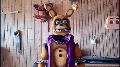 Real Fnaf Wearable Spring Bonnie Animatronic Youtube