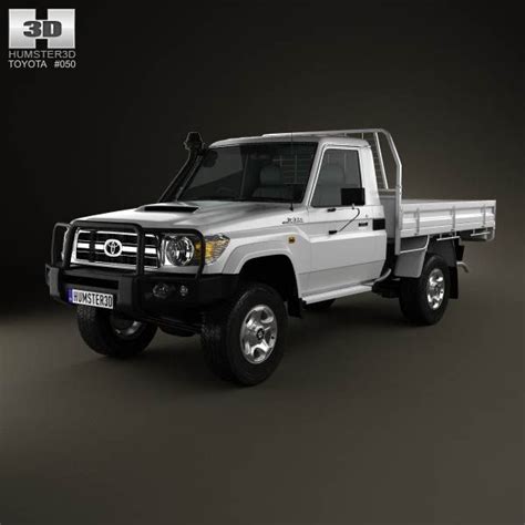 3d Model Of Toyota Land Cruiser J70 Pickup Gxl 2013 Toyota Land