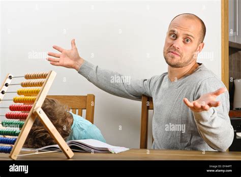Frustrated Parent With Children Hi Res Stock Photography And Images Alamy