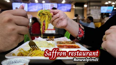 Saffron Restaurant Rawalpindi Honest Food Review Youtube