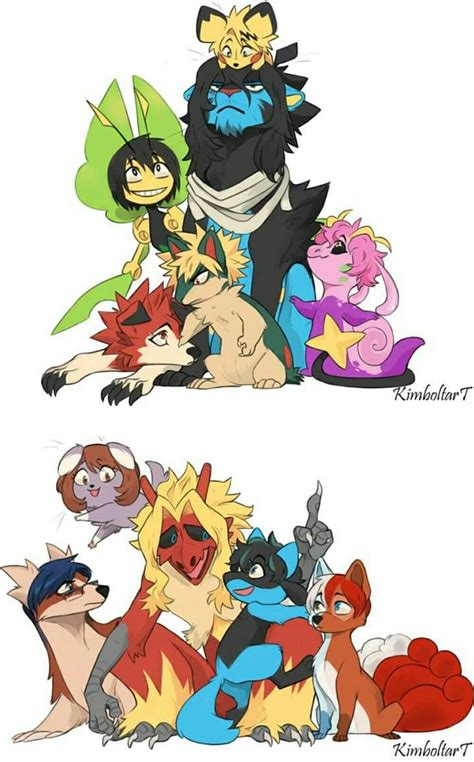 Bnha X Pkmn My Hero Hero Pokemon Crossover