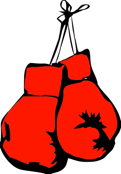 Pink Childrens Boxing Gloves Clipart Best