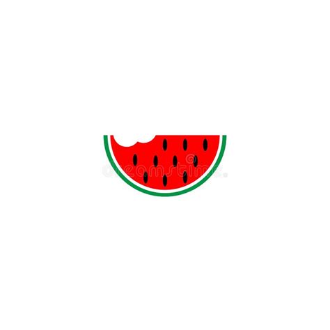 Vector Water Melon Watermelon Slice Fruit Illustration Fresh Healthy