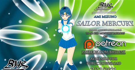Sailor Moon Koikatsu Character Release Koikatsu Ami Sailor Mercury Patreon Dl Pixiv