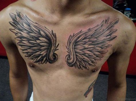 70 Stylish Wings Tattoo For Chest