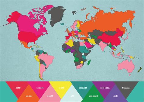 El Mapa De Los Países Más Visitados Del Mundo