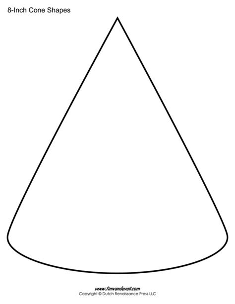 Printable Cone Template
