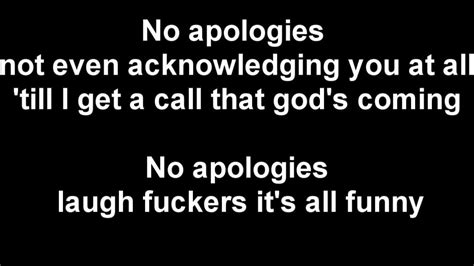Eminem No Apologies Lyrics Youtube