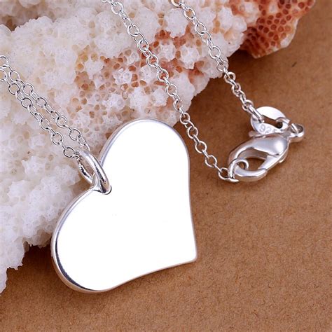 Pendant Necklace Silver Plated Necklace Silver Plated Fashion Jewelry