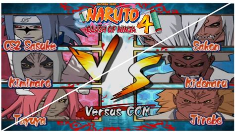 Narutoclash Of Ninja 4 English Mod Cs2 Sasuke Kimimaro And Tayuya