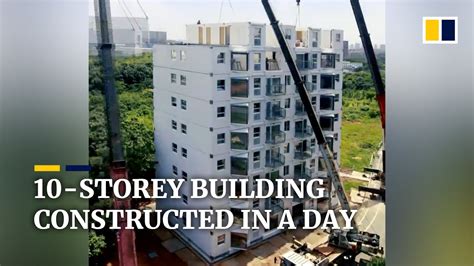 10 Story Building Constructed In One Day