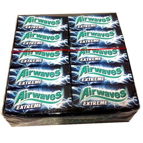 Airwaves Sugarfree Chewing Gum 15 And 30 Cherry Extreme Black Mint Blackcurrn Ebay