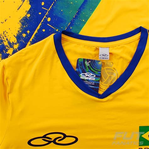 Sobre esses confrontos, o camisa cinco da seleção garante que o time está pronto. Camisa Olympikus Brasil Vôlei CBV 2016 Amarela - FutFanatics