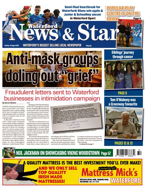 Waterford News And Star — In This Weeks Waterford News And Star