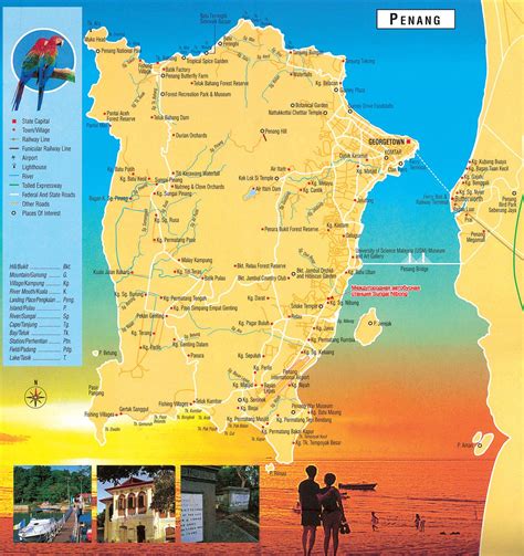 Penang Tourist Map