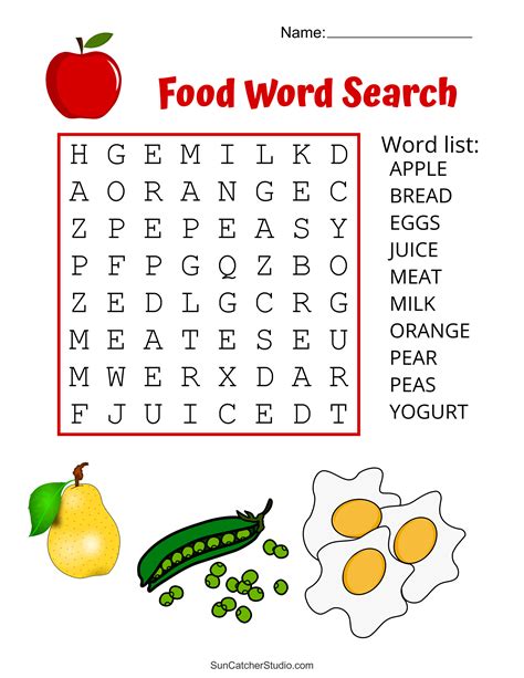 Food Word Search Puzzles Printable Free Printable Templates