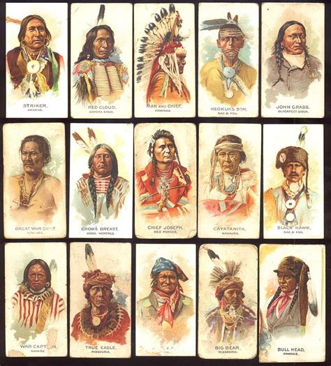 Portraits Of Great Native American Chiefs Native American Chief