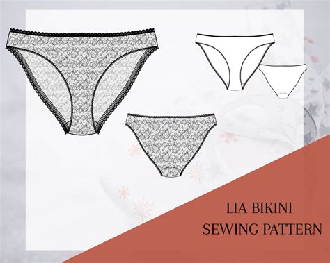 Women S Low Rise Panties Sewing Pattern Printable Etsy