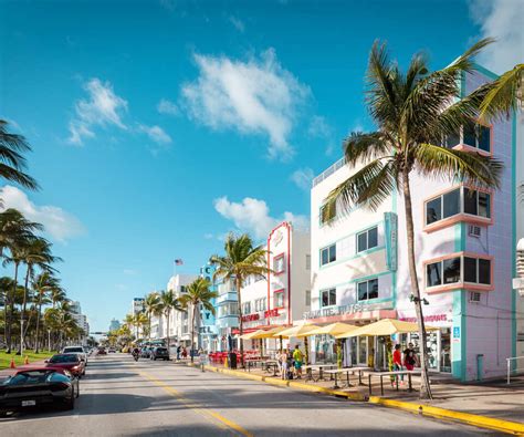 Miami Beach Ocean Drive Miami Florida United States Travel Off Path
