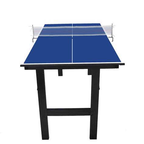 A altura da mesa deve ficar a 76 cm de distância do solo. Mini Tênis de Mesa / Ping Pong Klopf 12 mm - Azul | Netshoes