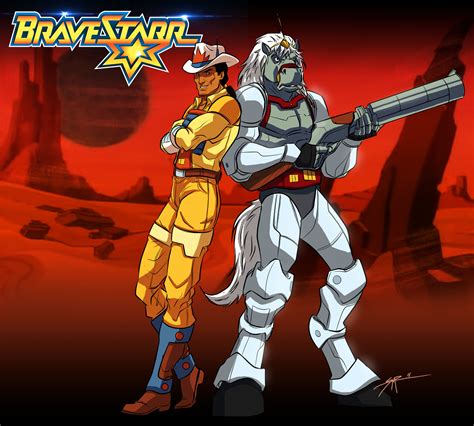 Bravestarr is an american space western animated television series.1 the original episodes aired from september 1987 to february 1988 in syndication. ArtStation - BraveStarr and 30/30 80's Classic Cartoon Fan art, Sam Rivera