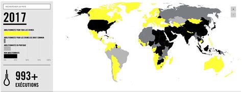 World Death Penalty 2017 Map
