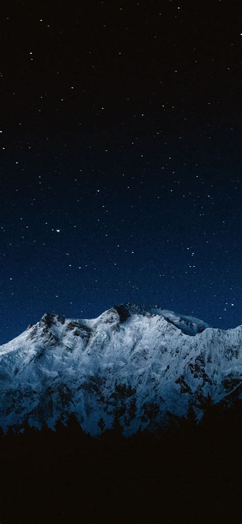 Nanga Parbat Mountain Night Wallpaper 1284x2778 Iphone 12 Pro Max