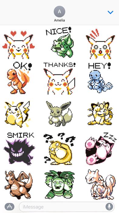 check out these pokémon stickers for imessage nintendo life