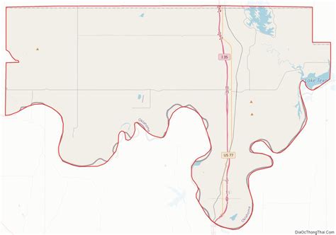 Map Of Love County Oklahoma Địa Ốc Thông Thái