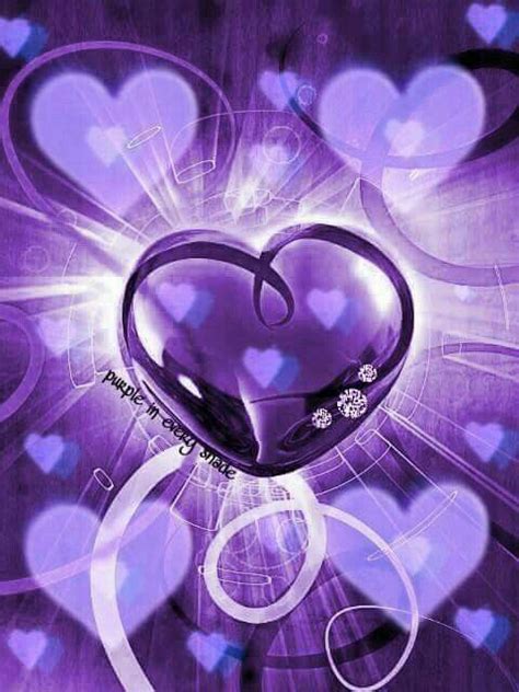 Twitter Purple Love Purple Art Heart Wallpaper