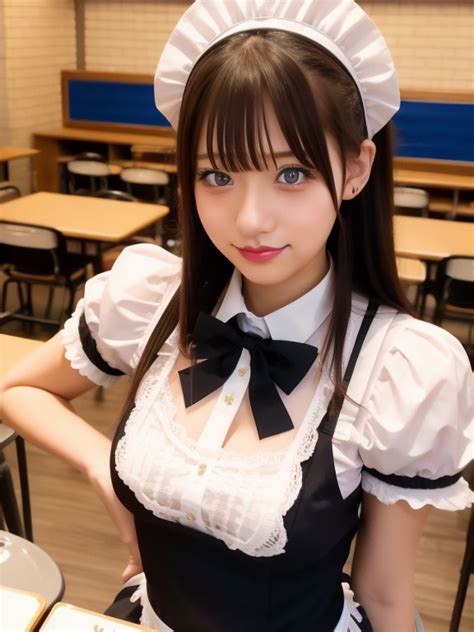 High School Girlmaid Cafecustomer Service Arthubai