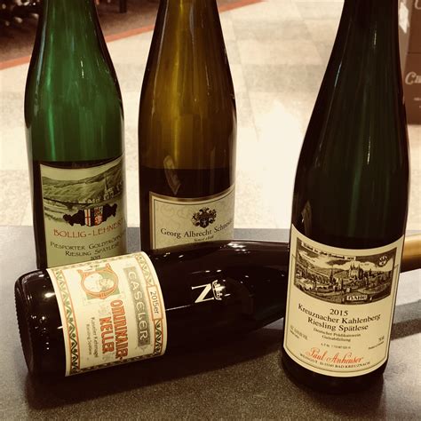 A Night Of German Wines To Remember Colonial Spirits