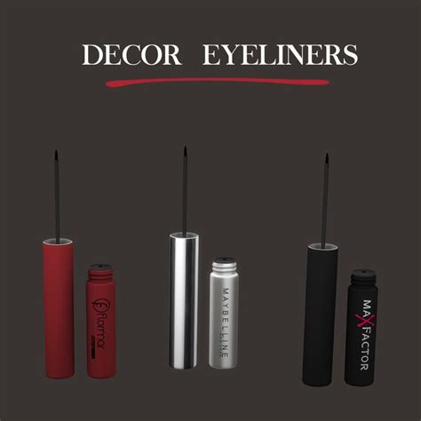 Lana Cc Finds Decor Eyeliners By Leosims The Sims Sims 4 The Sims