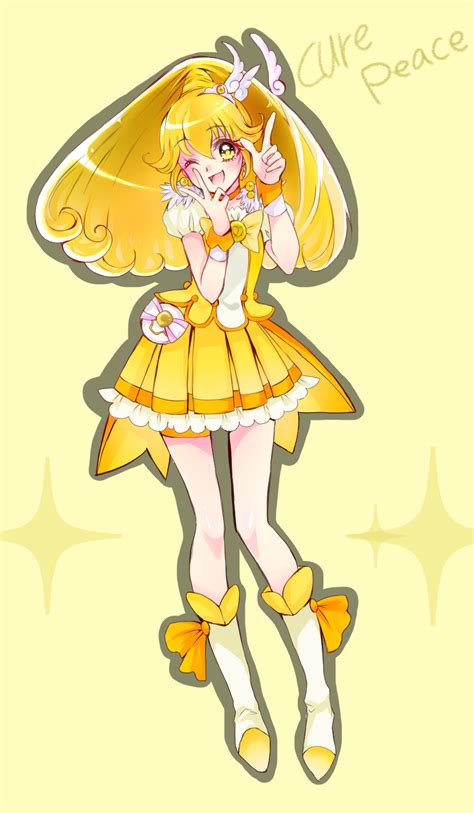 Kise Yayoi And Cure Peace Precure And 1 More Drawn By Mikan
