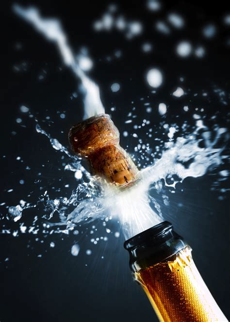 Close Up Of Champagne Cork Popping Juju Hook