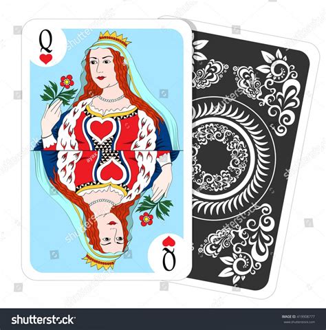 Queen Of Hearts Vector At Collection Of Queen Of