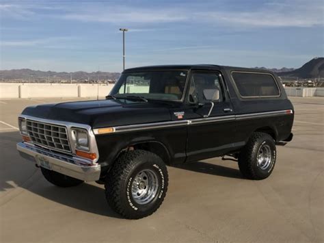 No Reserve 1979 Ford Bronco Ranger Xlt 4 Speed 4x4 90k For Sale