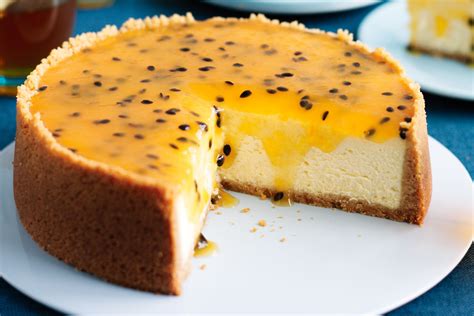 Passion Fruit Mango Cheesecake