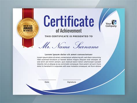 Multipurpose Professional Certificate Template Design 237231 Vector Art